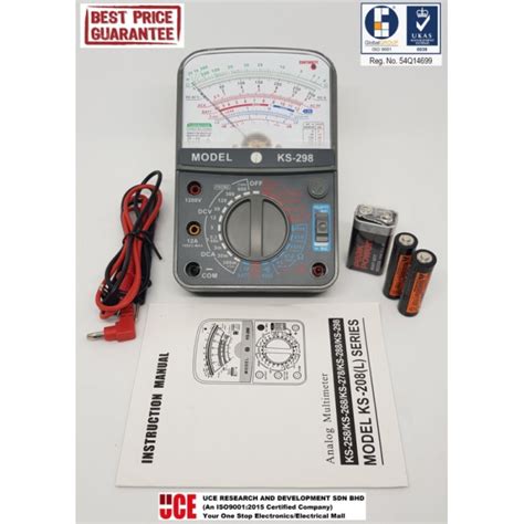 High Performance Analog Multimeter Multitester Vom Meter Ks 298