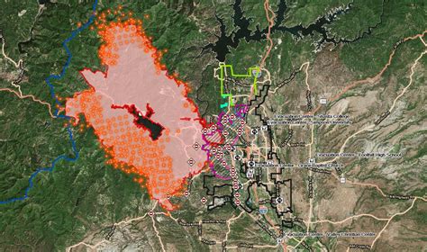 Interactive Maps: Carr Fire Activity, Structures and Repopulation