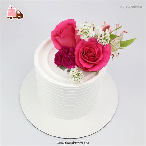 Torta Chantilly Y Rosas The Cake Tortas