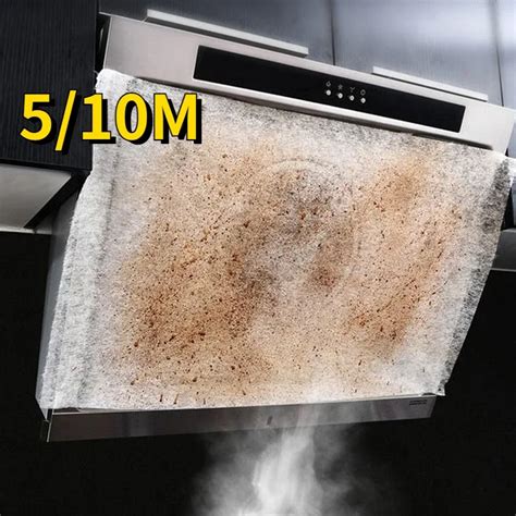 Non Woven Disposable Kitchen Hood Oil Filter Paper Range Hood Grease