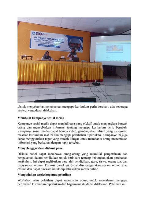 Aksi Nyata PMM Platform Merdeka Mengajar Tahun 2023 2024 Guru Smk4 PDF