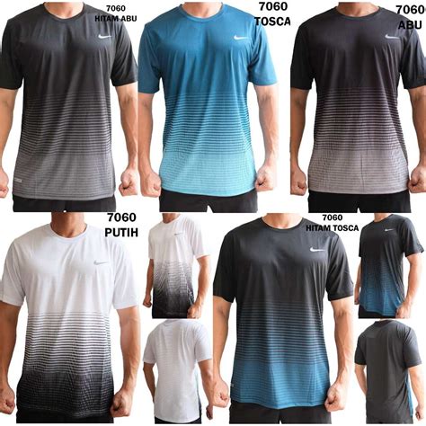 Jual Kaos Olahraga Pria Jersey Atasan Olah Raga Sport Running