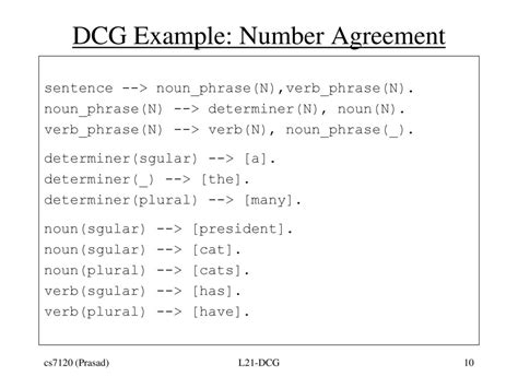 Definite Clause Grammars Ppt Download