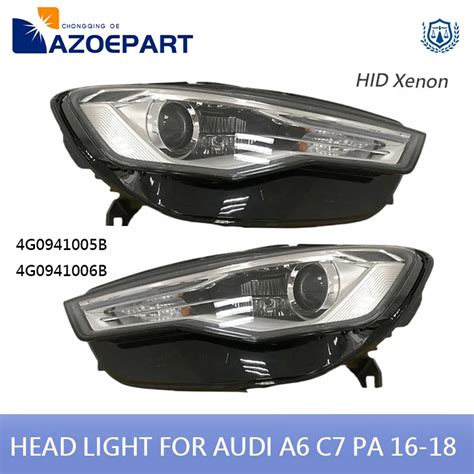 HID Xenon Headlight Head Light Lamp For Audi A6 C7 PA 2016 2017 2018