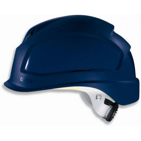 Casque de sécurité UVEX Pheos B S WR bleu à visière courte et