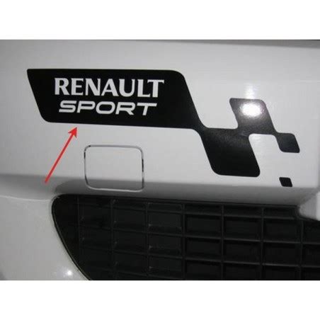 Damier Renault Sport Couleur Noir Finition Brillant