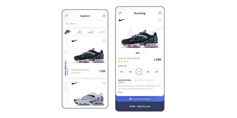 Figma Sneakers Shop App Detail Page Mobile Ui Free