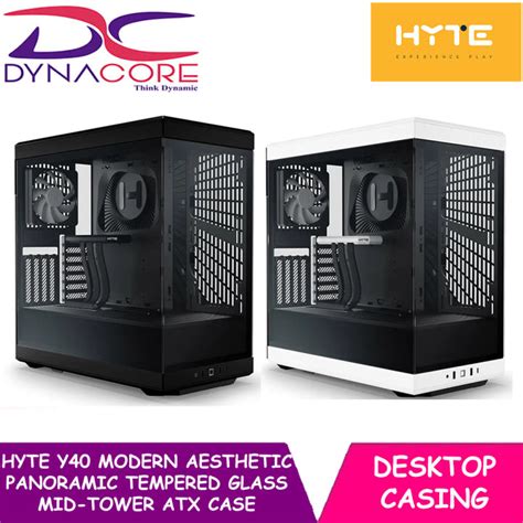 DYNACORE HYTE Y40 Modern Aesthetic Panoramic Tempered Glass Mid Tower