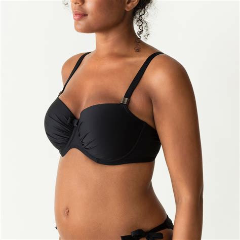 Primadonna Swim Cocktail Zwart Bikini Balconnet Bh Mousse Fraai