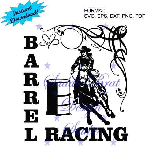 Huge Barrel Racer Pack Svg Eps Pdf Png Dxf Cricut Etsy Singapore