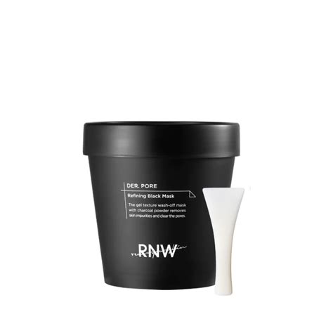 Μάσκα καθαρισμού πόρων RNW DER, PORE Refining Black Mask – Koreancare