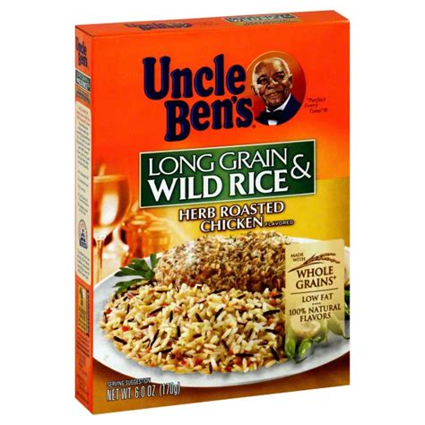 Uncle Ben's Long Grain and Wild Rice Herb Roasted Chicken - Shop Rice ...