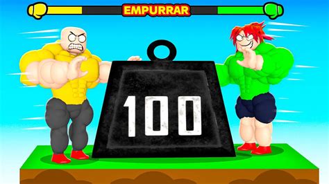 Fiquei Super Forte Pra Empurrar Todos No Roblox Push Simulator