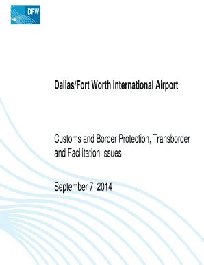 Fillable Online Aci Na Customs And Border Protection Transborder Fax