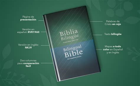 NKJV RVR60 Bilingual Bible Hardcover NKJV RVR60 Biblia Bilingüe