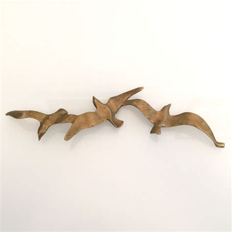 Brass Birds Wall Decor