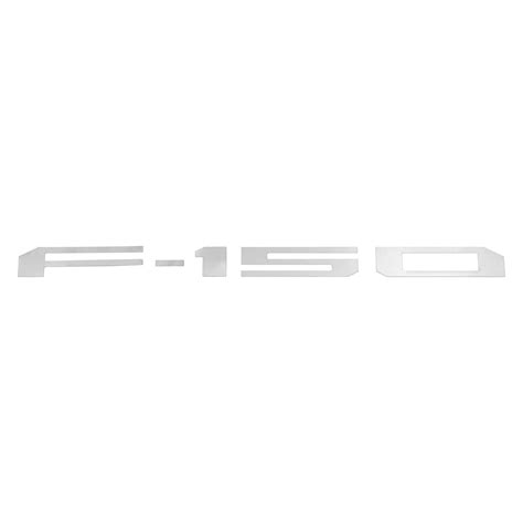 Putco Ford F 150 Tailgate Lettering Kit Stainless Steel