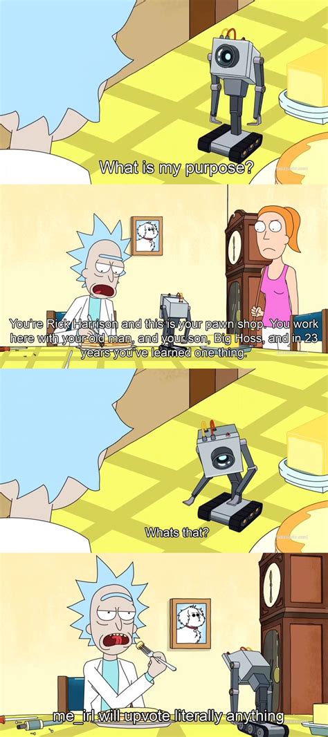 Rick And Morty What Is My Purpose Meme Sirios Ferries