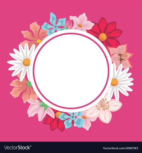 Pink Circle Border