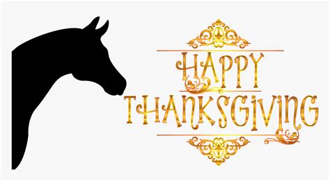 Free Horse Thanksgiving Clipart - Happy Thanksgiving With Horses, HD ...