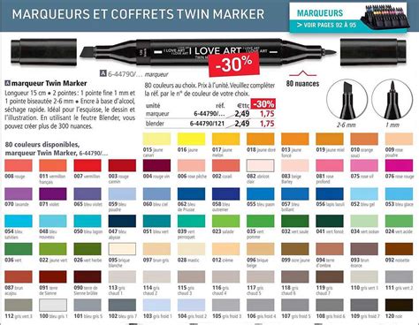 Promo Marqueurs Et Coffrets Twin Marker chez Le Géant des Beaux Arts