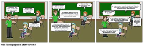 Educacion Ambiental Storyboard By B4511e8e