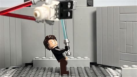 Light Saber Duel LEGO Star Wars Stop Motion YouTube