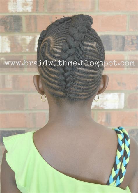 Beads, Braids and Beyond: Intricate Cornrow Updo on Natural Hair