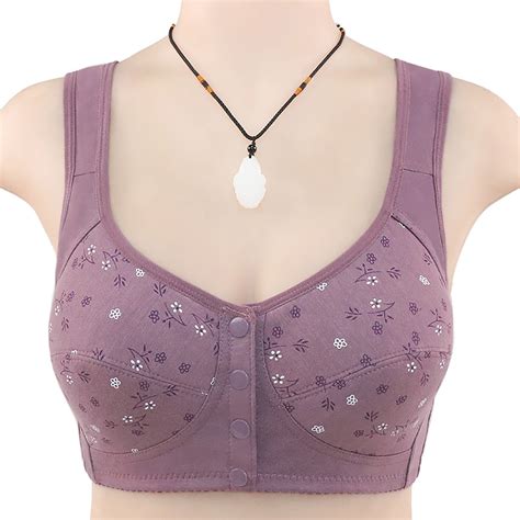 Cloise Daisy Bras For Seniors Front Closure Seamless Bras For Women