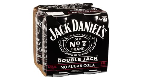 Jack Daniel S Double Jack No Sugar Rtd Tennessee Whiskey Cola Cans