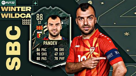 FIFA 22 Ultimate Team SBC How To Get Winter Wildcards Goran Pandev