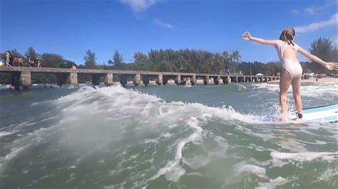 Surfing Hanalei Bay Youtube