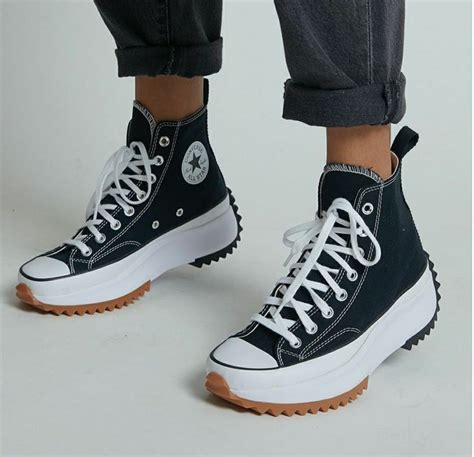 Converse Run Star Hike Lugged High En 2022 Zapatos Tenis Para Mujer