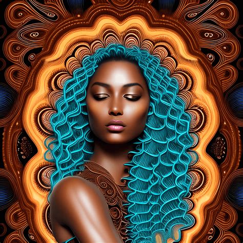 Beautiful Brown Skin Woman Melanin Graphic · Creative Fabrica