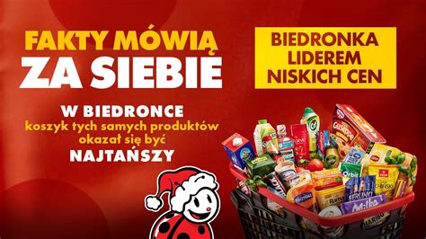 Fakty mówią za siebie Biedronka liderem niskich cen YouTube