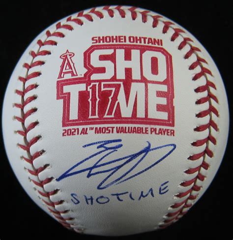 Shohei Ohtani Signed & Inscribed Baseball - Memorabilia Center