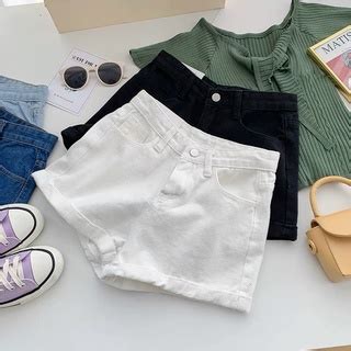 Sexy High Waisted Denim Shorts Maong Jeans Loose Korean Style Hot Summer Beach Shopee Philippines