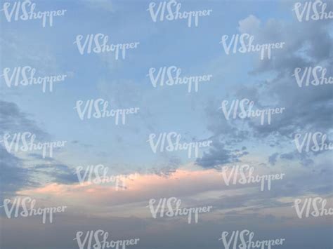 sunset with light pink clouds - VIShopper