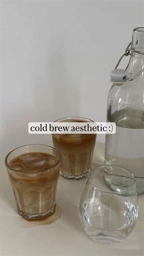 Cold Brew Aesthetic Coffee Creamer Coffee Ice Cream Cold Brew