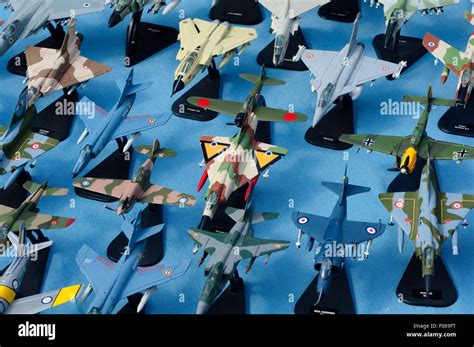 Collection of Model Airplanes Stock Photo - Alamy