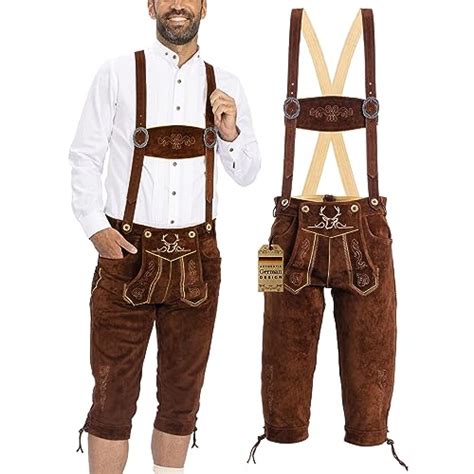 Bavaria Trachten Lederhosen For Men Genuine Leather Authentic German