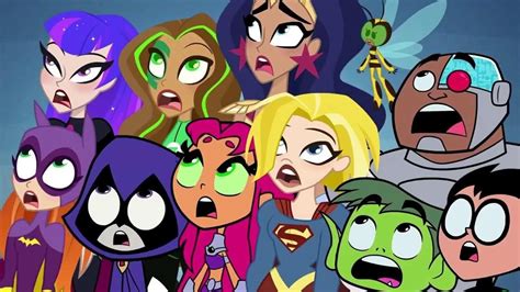 Descargar ¡los Jóvenes Titanes En Acción Y Dc Super Hero Girls Caos