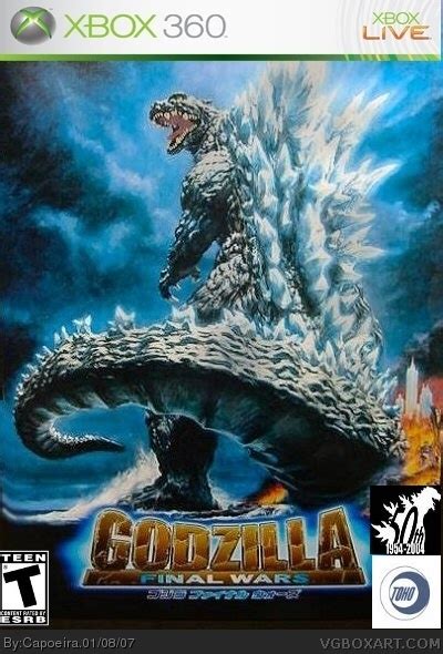 Godzilla Final Wars Xbox 360 Box Art Cover By Capoeira