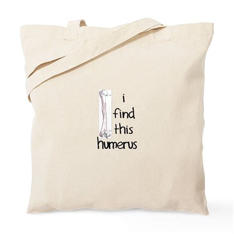 Cafepress I Find This Humerus Tote Bag Natural Canvas Tote Bag Cloth Shopping Bag