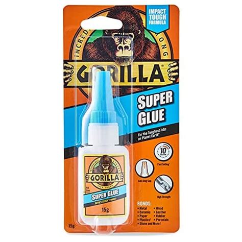 Gorilla Super Glue G All Purpose Impact Tough Fast Setting