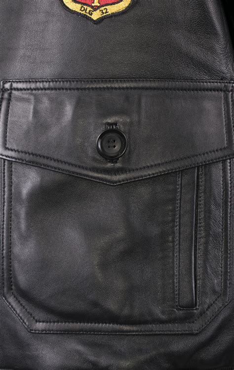 Куртка-пилот KODZIC G-1 кожа с нашивками MH black, купить в Интернет ...