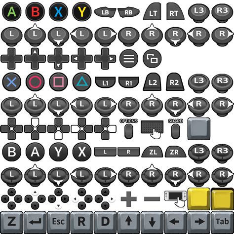Xbox Controller Button Icons