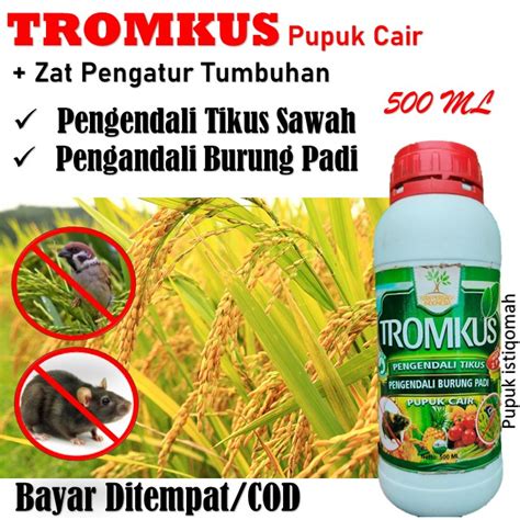 Jual Promo Murah Tromkus Pupuk Cair Pengendali Hama Tikus Burung Padi