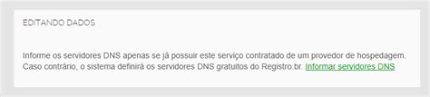 Configurar seu domínio no registro br para usar a hospedagem contratada