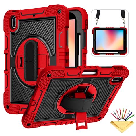 Tarise Case For Apple Ipad 10th Generation 10 9 Inch 2022 360° Rotating Kickstand With Pencil